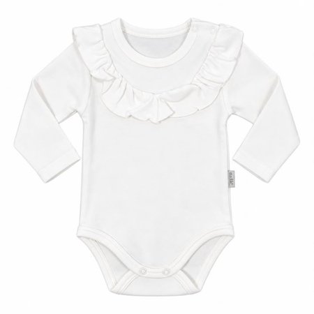 Eleganckie body niemowlęce z falbanką