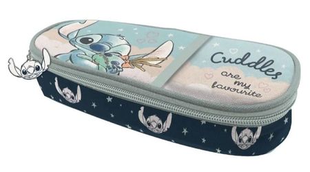 Piórnik szkolny z klapką Stitch