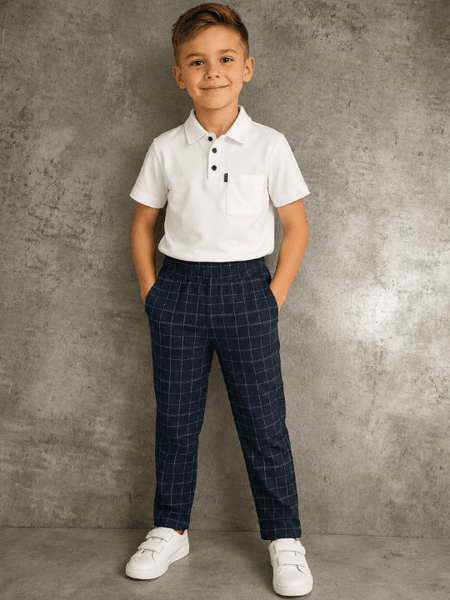 Elegancka chłopięca koszulka polo