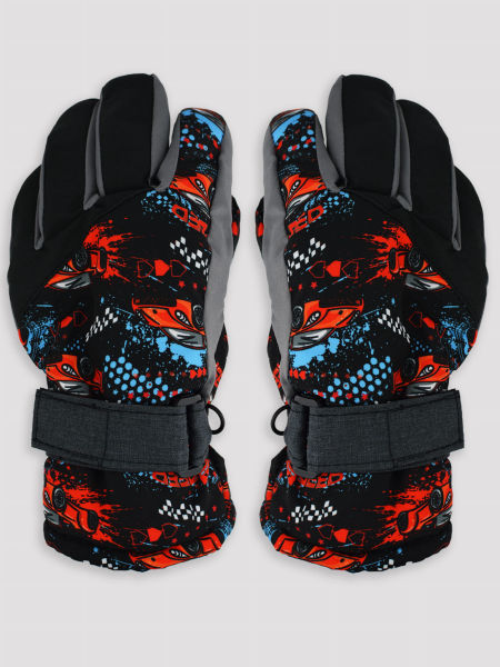 Rękawiczki narciarskie pięciopalczaste auta 14 cm