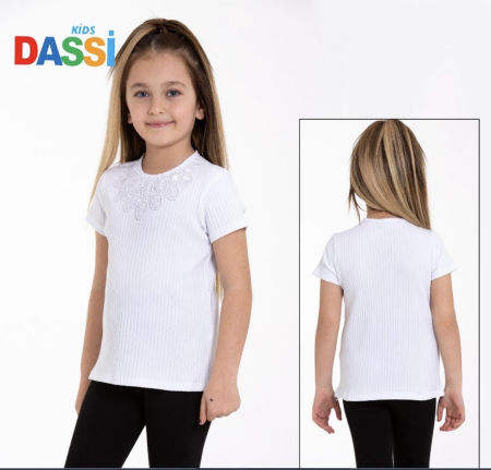 Biała bluzka elegancka z gipiurą