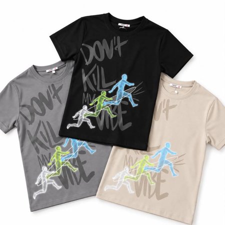 T-shirt chłopięcy z modnym nadrukiem 