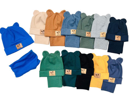 Komplet Czapka + Komin Miki