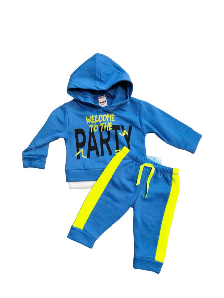 Dres Chłopięcy Neonowy lampas