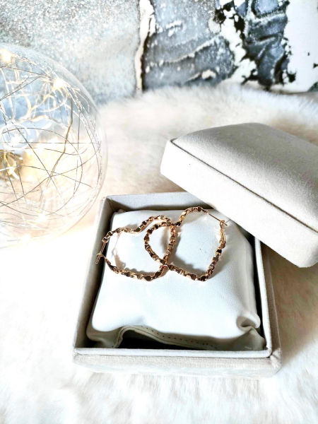 Kolczyki serca wiszące