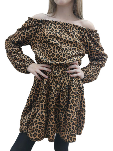 Sukienka welur Pantera