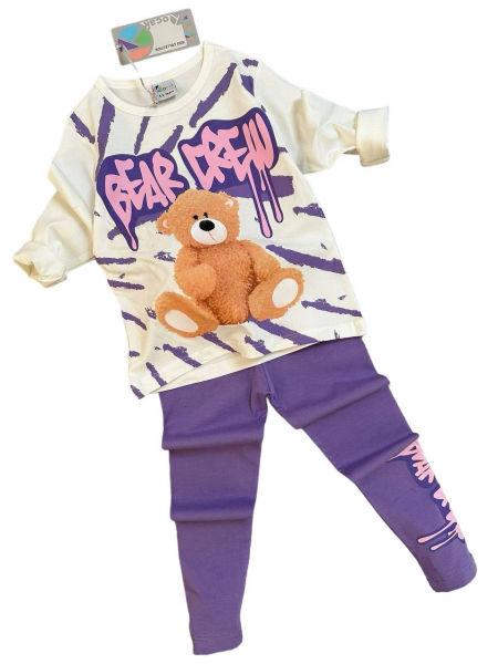 Komplet Miś legginsy i bluzka