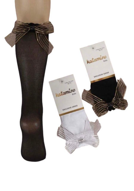 Podkolanówki Kokardka