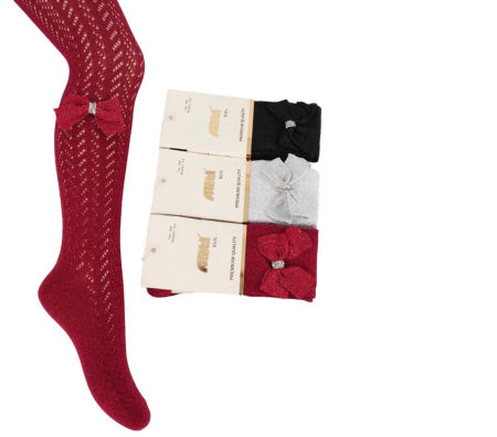 Rajstopy srebrna nić