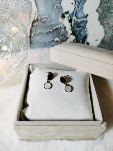 Kolczyki kółka masa