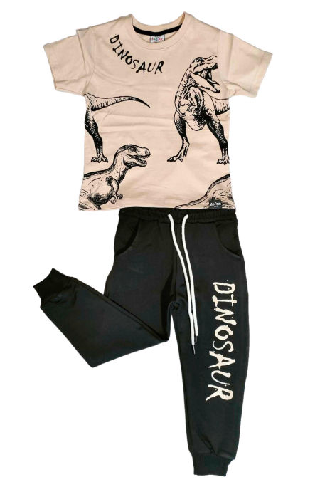 Komplet chłopięcy dinozaury