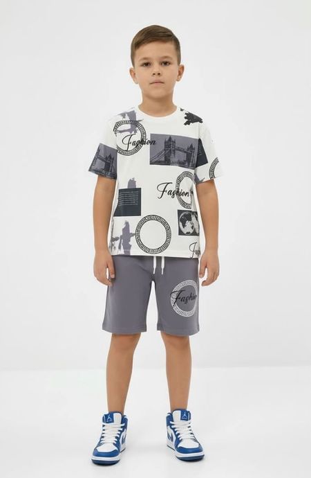 Komplet letni chłopięcy fashion