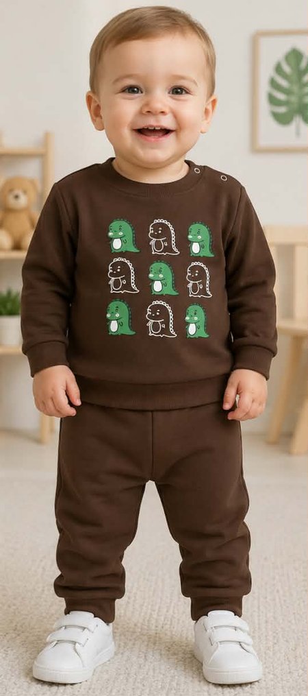 Ocieplany dres dziecięcy Dino