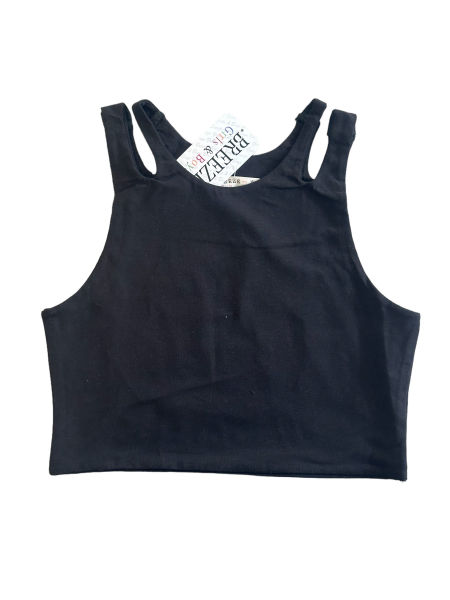Top dziewczęcy podwójne ramiączka
